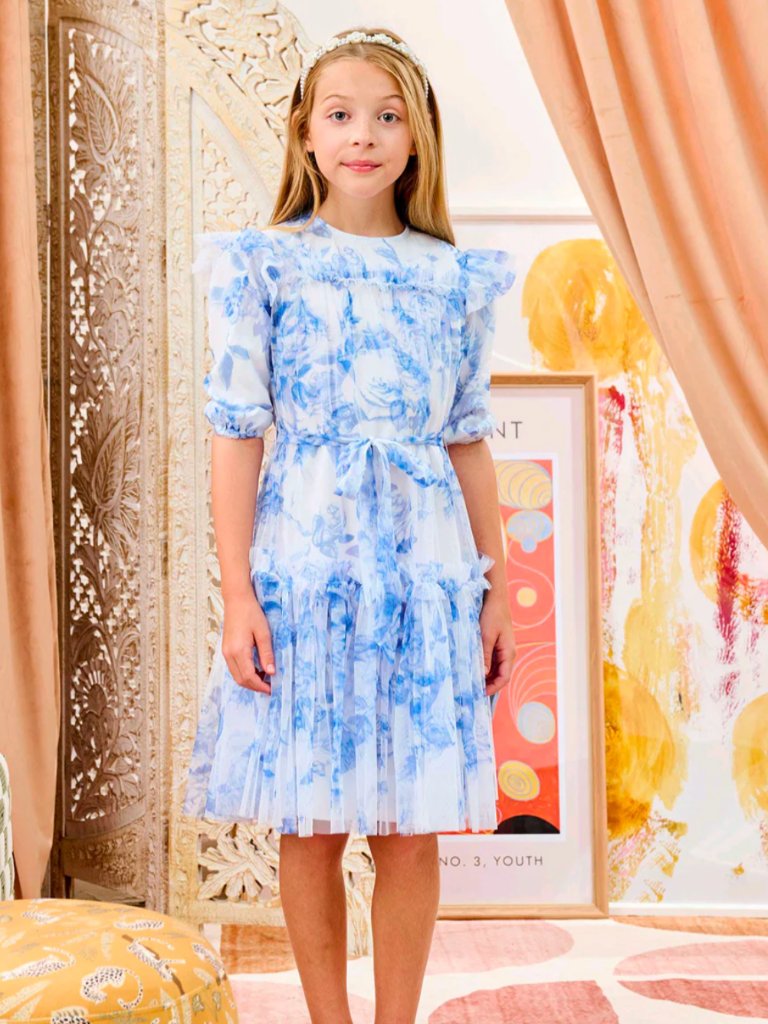 Porter Floral Tulle Dress